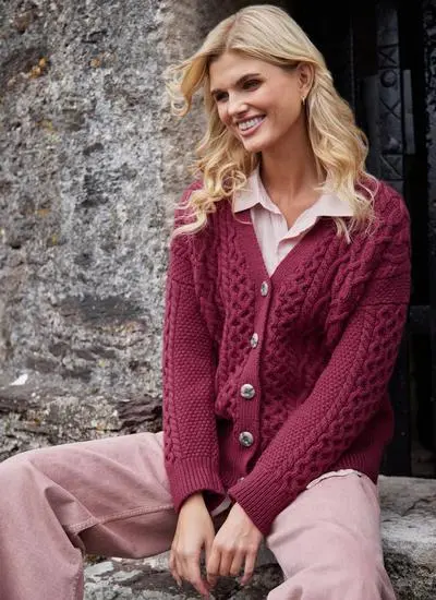 Arranmore Merino V-Neck Cardigan 